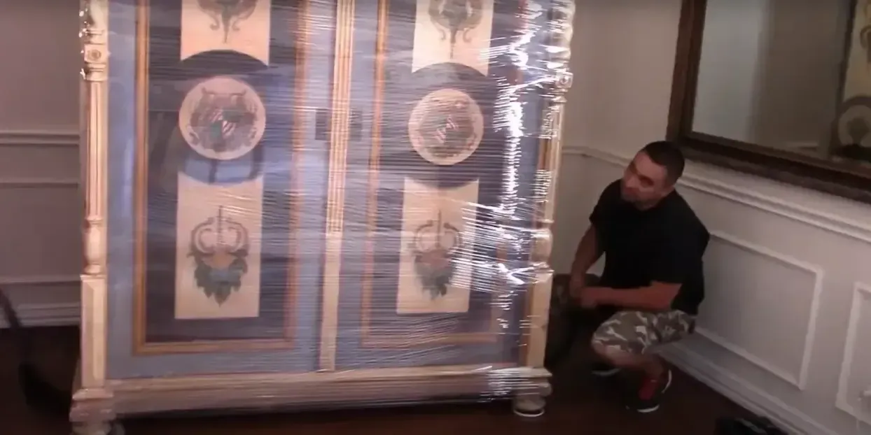 Professional movers at work